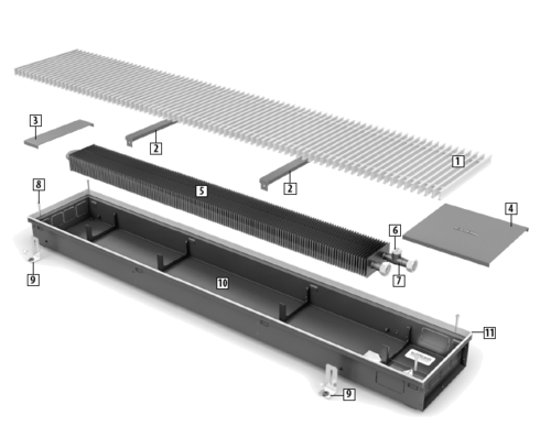 Руководство по монтажу и эксплуатации конвекторов с естественной конвекцией Ntherm
