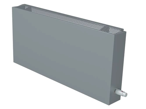 Настенный конвектор Varmann PlanoKon PSV 120.300.400 RAL9016, подключение снизу со встроенным вентилем